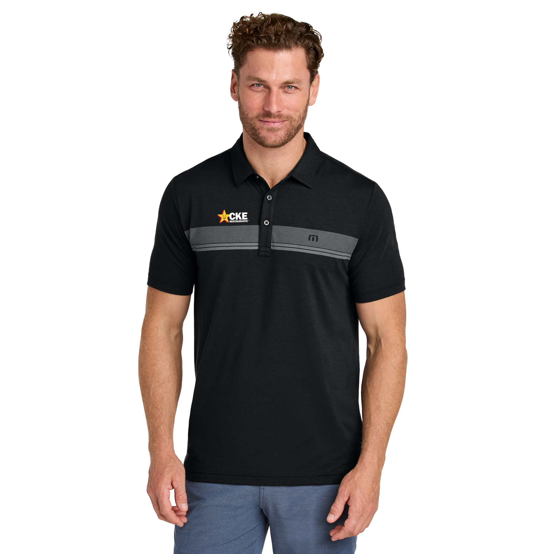 TravisMathew Glenview Stripe Polo